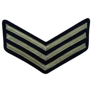 Chevrons de Bordado Elegantes para Uniformes, Rayas de Sargento, Chevrons de Hombro con Rango - Product Image 3