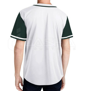 High Quality 100% <b>Polyester</b> Baseball Softball Jersey Custom Sublimation Full Button <b>T</b> <b>Shirt</b> Breathable Plus Size OEM Bulk - Product Image 2