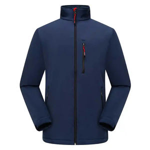 Vêtement de rue OEM, veste d'hiver légère imperméable coupe-vent pour homme, col montant, capuche, taille plus, coupe-vent imprimé - Product Image 3
