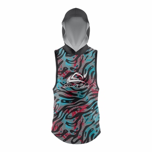 Ensemble de maillots d'entraînement sans manches personnalisés 7 maillots de compression sublimés 7v7 uniformes de football imprimés durables - Product Image 3