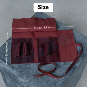 กระเป๋าเครื่องมือช่างหนังแบบมีกรรไกรของขวัญสำหรับใช้ในร้านตัดผม - Product Image 4