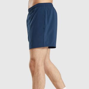 Blue High Quality Stretch Micro <b>Cool</b> <b>Shorts</b> Casual Drawstring Custom Logo Sports Active Workout Gym Athletic <b>Shorts</b> - Product Image 3