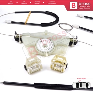 BWR124 Kit de réparation de lève-vitre porte avant droite pour Toledo MK2 1M2 1998-2004 Leon MK1 1M1 1999-2006 4/5 porte 1M0837462A - Product Image 6