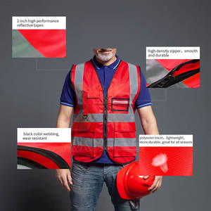 Chaleco Reflectante de Seguridad para Trabajo en Exteriores, Bajo MOQ, Transpirable, de Alta Calidad - Product Image 4