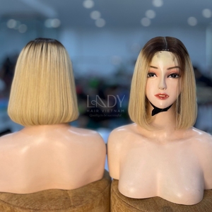 Chất Lượng Cao Nhất Màu Tóc Vàng Bob Với Giá Bán Buôn Từ Bất Tóc Con Người Việt Nam Tóc 2025 - Product Image 1