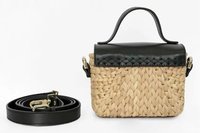 Sac de plage bohème en paille, raphia et jacinthe d'eau, brodé de perles, écologique, haute qualité, vente chaude, Vietnam