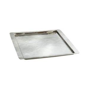 Bandeja de servicio de metal con diseño de aluminio hecho a mano puro, pieza única para artículos planos para el hogar, restaurantes y cenas de hoteles - Product Image 2