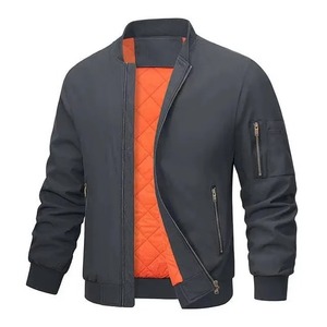 Chaqueta de bombardero térmica forrada para hombre, chaqueta de bombardero de calor corporal, chaqueta de bombardero de selección de temporada de invierno - Product Image 2