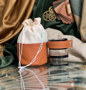 Quemador de Incienso de Sándalo Ecológico Transparente Moderno con Correa de Cuero, Difusor de Aromaterapia para Uso en Todas las Estaciones - Product Image 4