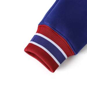 Sweat à capuche unisexe en coton biologique 100% doublé polaire, avec capuche en dentelle, confortable, accent or et rouge, hiver, bleu de la Caroline du Sud - Product Image 6