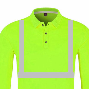 Uniforme personalizado de empresa Polo de trabajo para hombre bordado con logotipo Ropa de trabajo en seco Camisetas Uniformes corporativos Hi Vis - Product Image 5