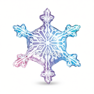 Party Love <b>Snowflake</b> Balloon 65cm 12 Pcs Bag Party <b>Decoration</b> - Product Image 2