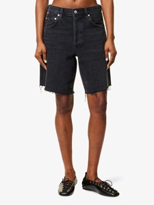 ODM Pantalones cortos de mezclilla para mujer Premium personalizados Cintura media Ecológico Verano Comodidad Casual Moda Logo Lavado Novio Formal - Product Image 3