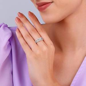 Anillo de diamantes de boda de compromiso solitario de lujo personalizado 14K 18K oro 925 Plata VVS Corazón de moissanita 100% satisfacción garantizada - Product Image 4