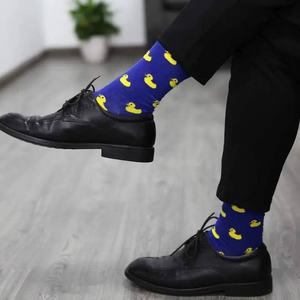 ODM Hombres Crew Calcetines de negocios personalizados Casual Calcetines de vestir Patrones de dibujos animados divertidos Algodón transpirable para hombres Mujeres Ropa de zapatos al por mayor - Product Image 2