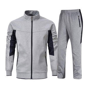 Ropa Deportiva de Invierno para Hombre, Diseño Personalizado, Servicio OEM, Chándal de Entrenamiento, Conjunto de Dos Piezas con Cremallera Informal, 100% Algodón, Secado Rápido, Ligero - Product Image 5