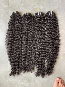 Hot Selling <b>2023</b> Wholesale Virgin Vietnamese Water Wave Closure Wig High Quality Human Hair Extensions - Product Image 3