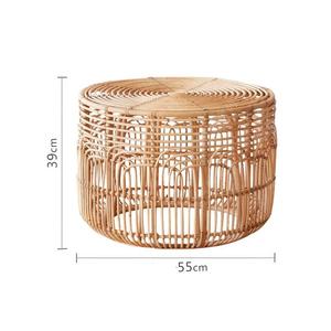 โต๊ะกาแฟหวายดิบโบราณสไตล์เวียดนามทำด้วยมือปรับขนาดได้สำหรับห้องนั่งเล่นและใช้งานกลางแจ้ง - Product Image 4