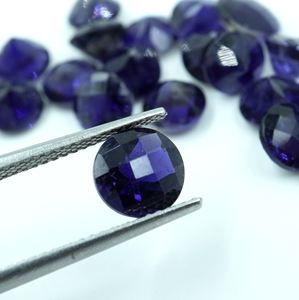 Iolita Natural, Corte Brillante Redondo, Gema Facetada para Joyería, Tamaño Calibrado, India - Product Image 4