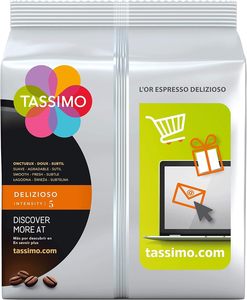 Cápsulas de Café Tassimo L'OR Espresso Delizioso x16 (Paquete de 5, Total 80 Bebidas) - Product Image 2