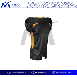 Maillot de football américain de haute qualité entièrement en coton Polyester respirant court élégant broderie imprimé Sublimation grande taille - Product Image 5