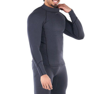 Venta al por mayor de secado rápido Rashguards Premium transpirable Rash Guards Servicio OEM Plain Camisas de compresión para hombres - Product Image 3