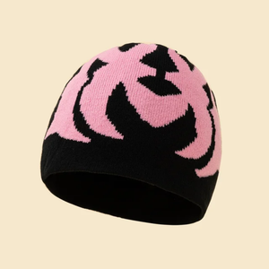 Bonnets pour femmes en acrylique avec logo personnalisé très vendus Bonnet tricoté brodé à la main OEM/ODM - Product Image 4