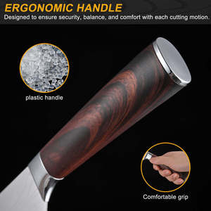 Venta al por mayor personalizado de alta calidad OEM ODM servicio Damasco Acero inoxidable cuchillo de Chef japonés cuchillo de cocina profesional - Product Image 3