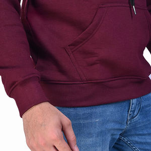 Sweats à capuche pour hommes avec style streetwear surdimensionné et options de logo personnalisables pour la vente en gros - Product Image 5