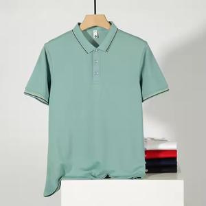 Personnalisé hommes Slim Fit 100% coton à manches courtes Piqué pour Polo respirant tricoté couleur unie bouton patte teint uni - Product Image 3