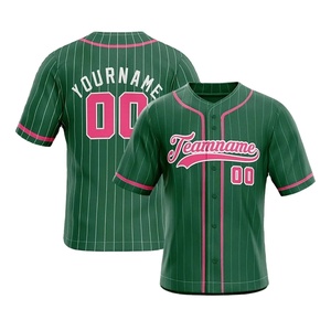 Camiseta de Béisbol Personalizada con Botones, Manga Corta, Estilo Hipster, Hip Hop, Agrega tu Nombre, Número y Logotipo - Product Image 1