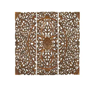 Деревянные дизайнерские настенные подвесные таблички, Настенный декор, набор из 3 деревянных настенных панелей, деревянные для дома и офиса
