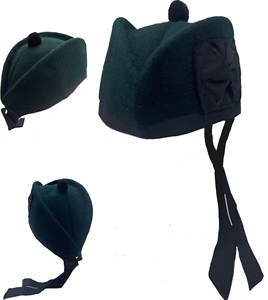 Sombrero Glengarry de servicio OEM con logotipo de requisito personalizado de alta calidad con detalle de broche hecho a mano - Product Image 2