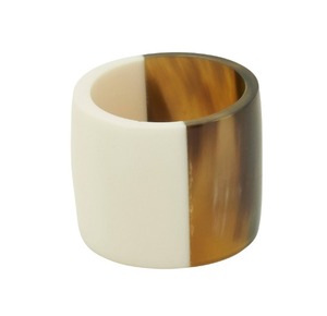 Nouvelle conception de haute qualité corne ronds de serviette porte-mouchoirs de forme ronde pour les accessoires d'occasions de fête - Product Image 2