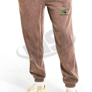 Gran oferta, chándal Vintage desgastado con lavado ácido, Sudadera con capucha ajustada de gran tamaño, pantalones de chándal, moda de dos piezas para hombres - Product Image 5