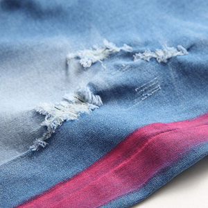 Your Own Design Customized <b>Men</b> <b>Jeans</b> Shorts <b>High</b> Street Fashion Elastic <b>Waist</b> <b>Men</b> <b>Jeans</b> Shorts For Sale - Product Image 3