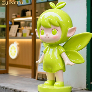 Lớn Trái Cây Cổ Tích Bức Tượng Điêu Khắc Sợi Thủy Tinh Nhựa Thủ Công Mỹ Nghệ Cho Trang Trí Sử Dụng Trong Trà Sữa Cửa Hàng Và Trái Cây Cửa Hàng - Product Image 4