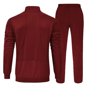 Conjunto Deportivo Personalizable para Hombre con Logotipo, Chaqueta Ajustada con Cuello Alto y Cremallera, y Pantalones Jogger para Ropa Urbana - Product Image 2