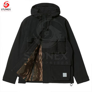 Chaqueta de invierno para hombre de estilo vintage de fabricante al por mayor de Pakistán cortavientos impermeable con cuello con capucha talla XS - Product Image 5