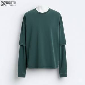 T-shirt graphique personnalisé Y2k imprimé par transfert thermique 100% coton lourd 250 Gsm sans manches coupe ample T-shirts pour hommes respirants - Product Image 5