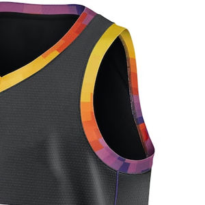 Pakistán hizo poliéster ropa deportiva hombres baloncesto uniforme equipo camisa y pantalones cortos sublimación impresión pista uniformes - Product Image 4