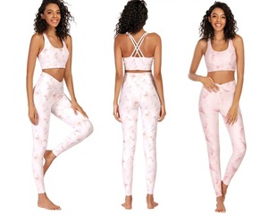 Conjuntos de Yoga para Mujer al por Mayor, Reversibles, Sólidos, Elásticos en Cuatro Direcciones, Transpirables, Ropa de Gimnasio de 2 Piezas, Diseño Personalizado, Alta Calidad - Product Image 6