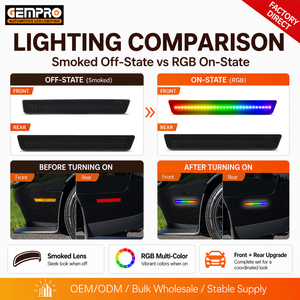Feux de position latéraux avant et arrière RGB pour Dodge Challenger 2015-2023, livraison rapide depuis l'entrepôt américain - Product Image 3