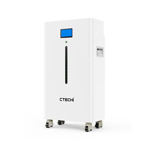 Venta directa de fábrica Pantalla táctil 48V 51,2 V 400Ah Batería <span class=keywords><strong>solar</strong></span> 20kW Batería de litio 20 kWh Batería incorporada Protección BMS - Product Image 1