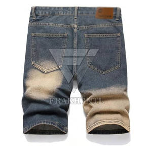 กางเกงยีนส์ขาสั้นของผู้ชายกางเกงขาสั้นออกแบบได้ตามต้องการ - Product Image 2