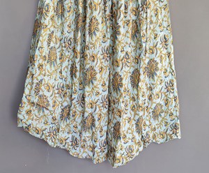 Jupe de fête longue de style vintage 100% coton faite à la main pour femmes Tennis décontracté grande taille respirant et naturel gratuit pour les femmes - Product Image 3