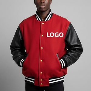 Veste universitaire d'hiver longue imperméable à capuche avec logo brodé personnalisé OEM 100% laine pour hommes - Product Image 3