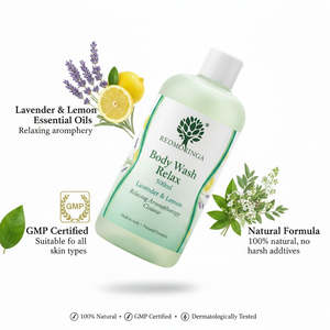 Bagnoschiuma Aromaterapico alla Lavanda e Limone con Dispenser - 500ml OEM Etichetta Privata Italia RedMoringa - Product Image 3