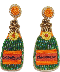 Boucles d'oreilles en perles brodées, style bohème, avec pampilles, luxe léger, Europe, uniques, bijoux de célébration, femmes, nouvelles boucles d'oreilles populaires, fines - Product Image 4