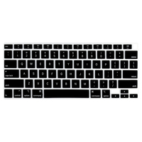 Housse de clavier en silicone imperméable, anti-poussière et anti-rayures pour MacBook Air 13 M1 A2337 version US, épaisseur 0,1-0,3 mm